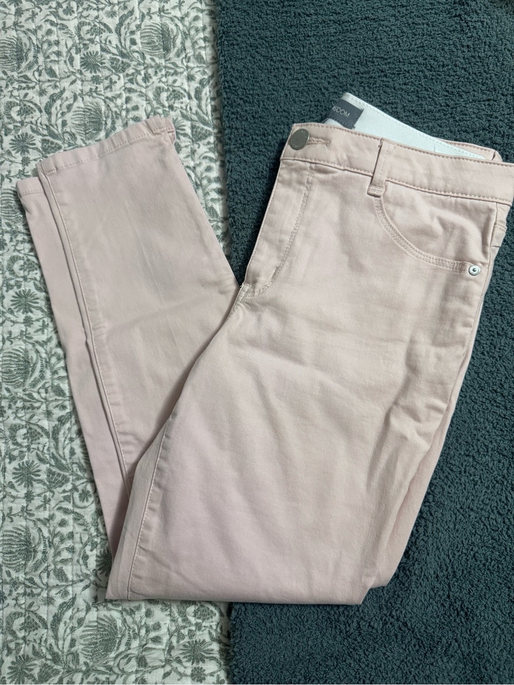 Wit & Wisdom Pale Pink Skinny Jeans